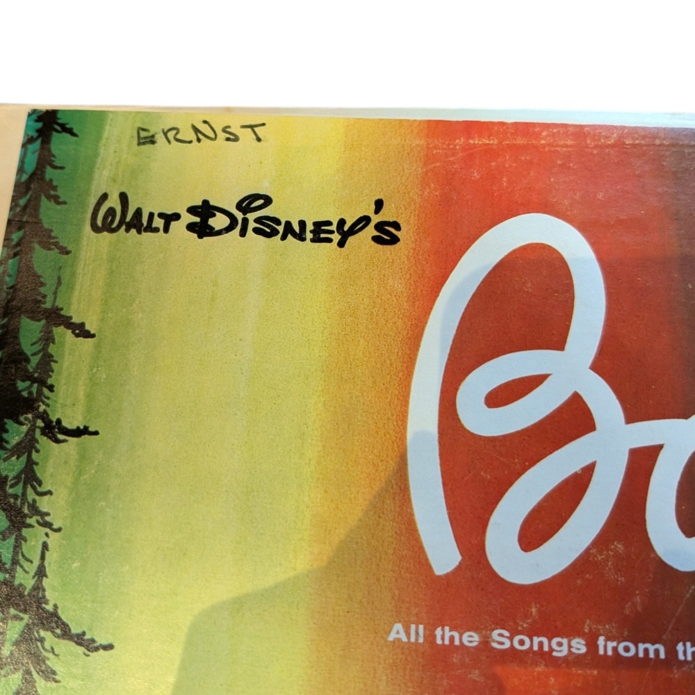 Walt Disney Bambi Original Soundtrack Vinyl Record 1963 Disneyland DQ-1203 LP - Picture 3 of 5